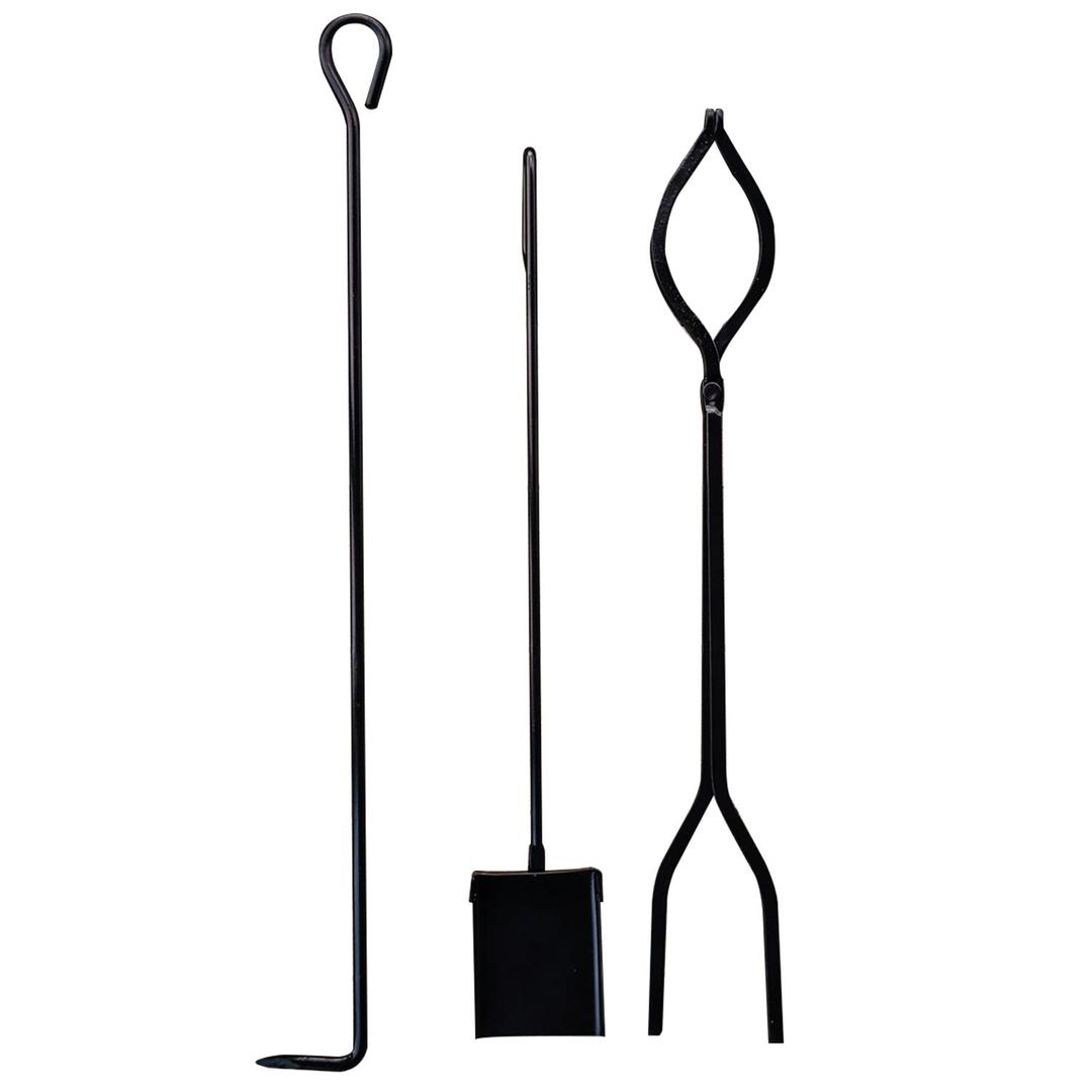 Fire Pit Art Amish Fire Place Tool Set 