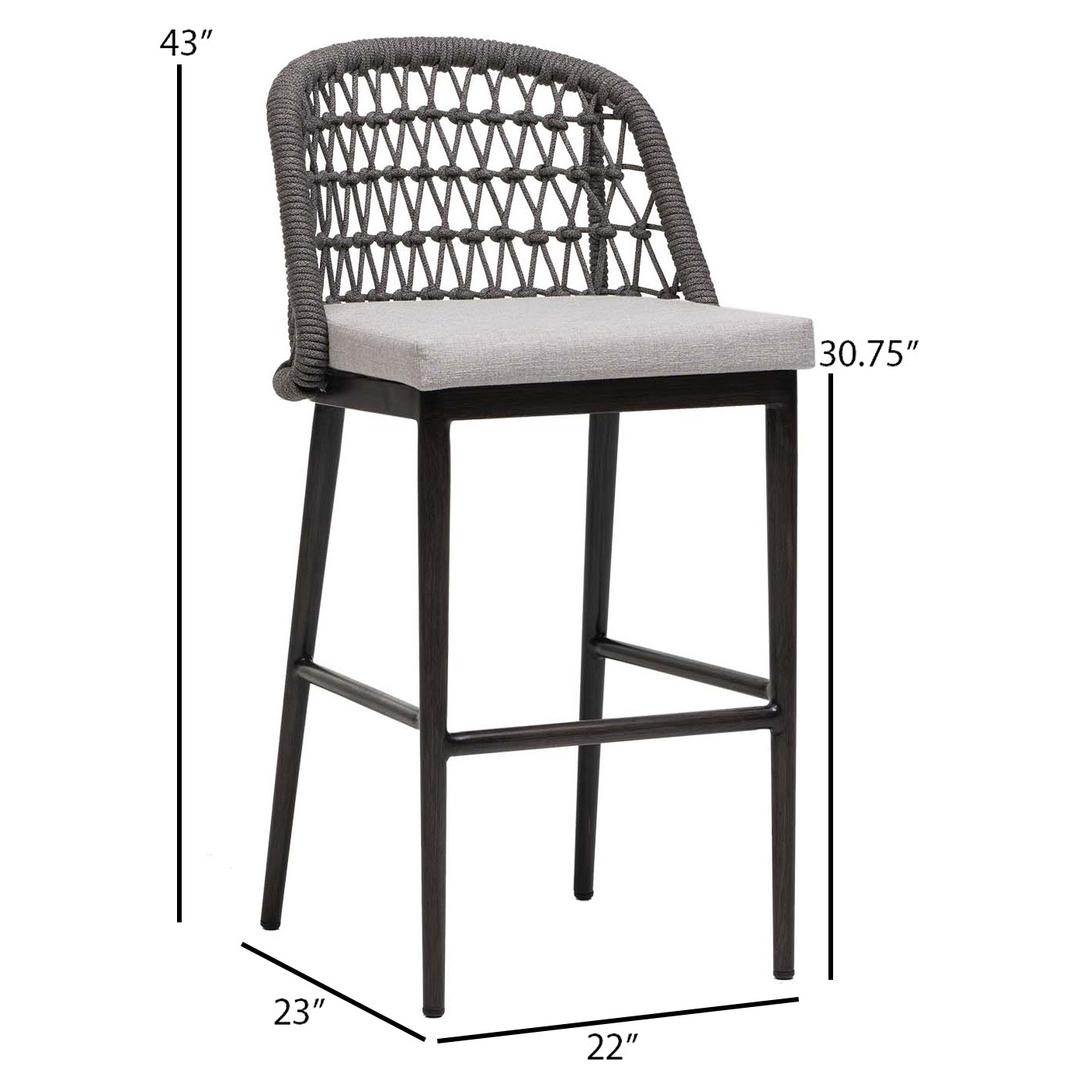 Ratana Poinciana Rope Bar Chair - Dims Ratana Poinciana Rope Bar Chair - Dims