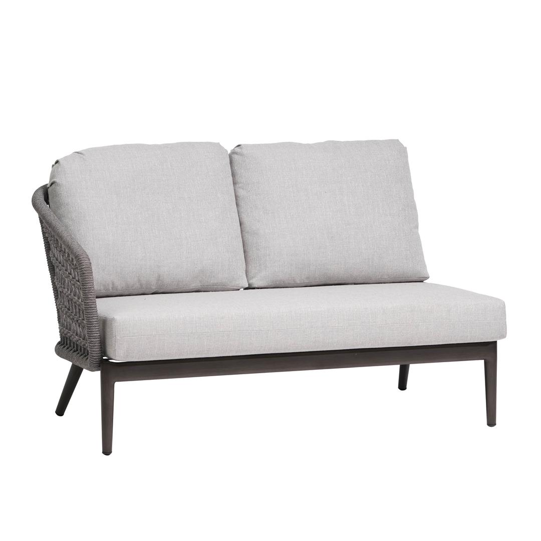 Ratana Poinciana Rope Left Arm Love Seat Outdoor Sectional Unit