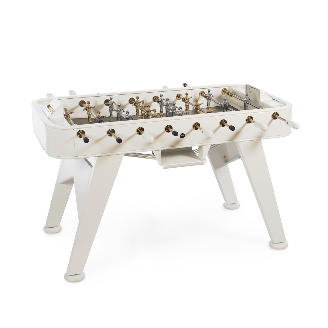 RS Barcelona RS2 Gold White Indoor/Outdoor Foosball Table