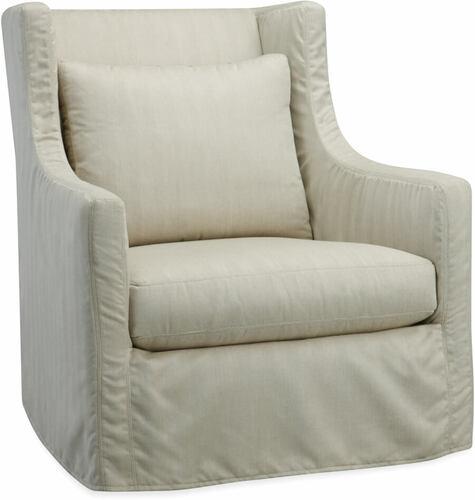 Lee Industries Lotus Upholstered Swivel Lounge Chair