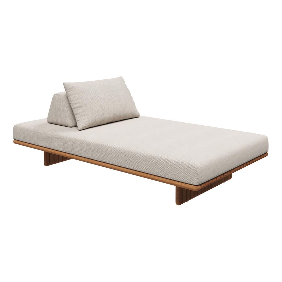 Gloster Deck 88" Teak Seating Unit