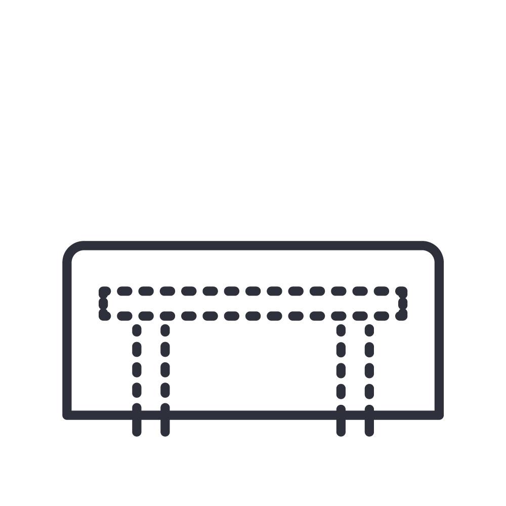 Gloster Navigator 40" Square Folding Dining Table Protective Cover