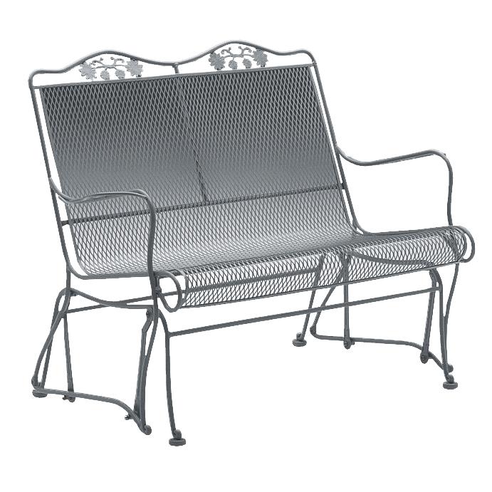 Woodard Briarwood Iron Loveseat Glider