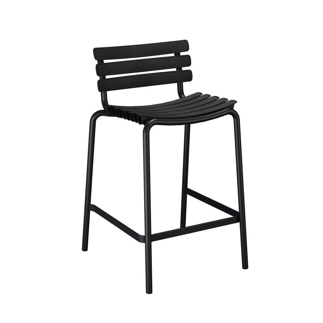 Houe ReClips Stacking Recycled Polymer Counter Side Chair