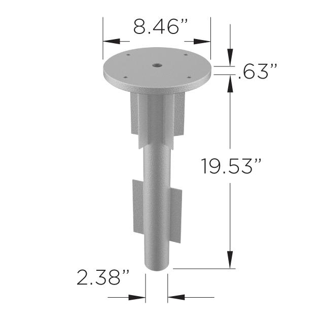 in ground umbrella base mount for market/patio umbrellas Dolibest Heavy Duty In-Ground Base, Universal Steel Rustproof Steel Umbrella Stand, Space-Saver Steel Anchor Outdoor Offset Cantilever and Middle Pole Patio : Patio, Lawn & Garden ground umbrella base In-Ground Umbrella Base | Sturdy