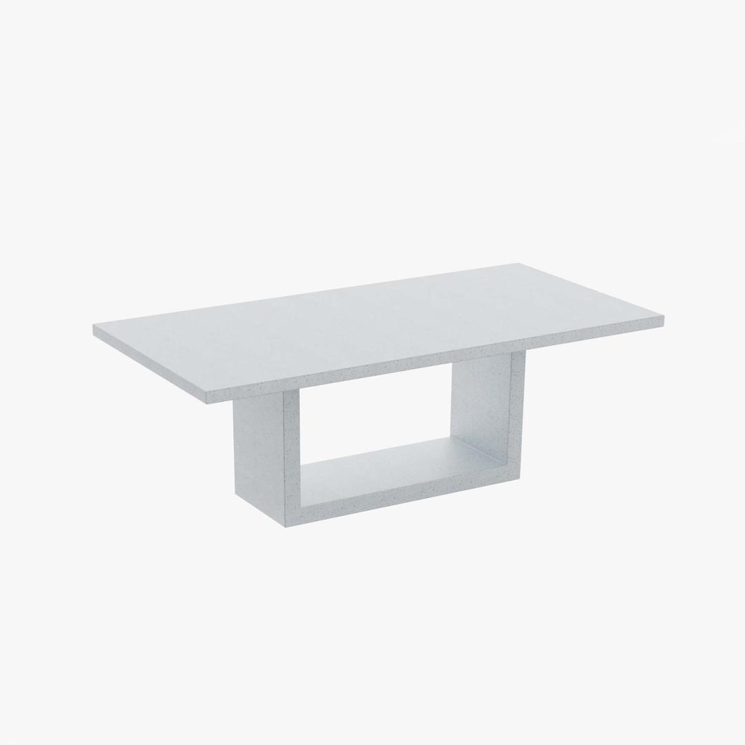 Zachary A. Design Apertura 84" x 42" Rectangular Dining Table