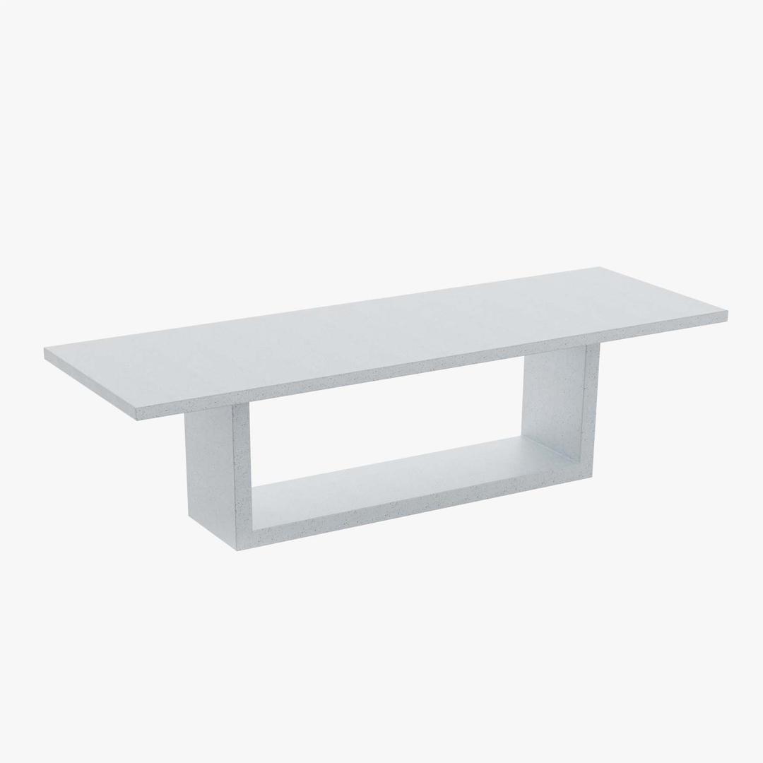 Zachary A. Design Apertura 108" x 36" Rectangular Dining Table