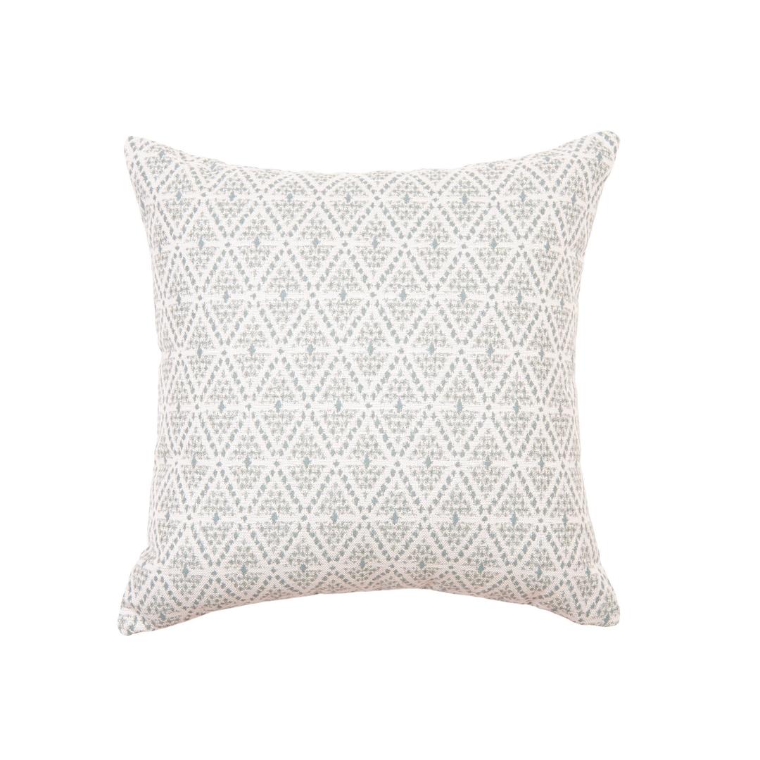 Classic Cushions 20" x 20" Mayla Spa Blue Sunbrella Outdoor Pillow