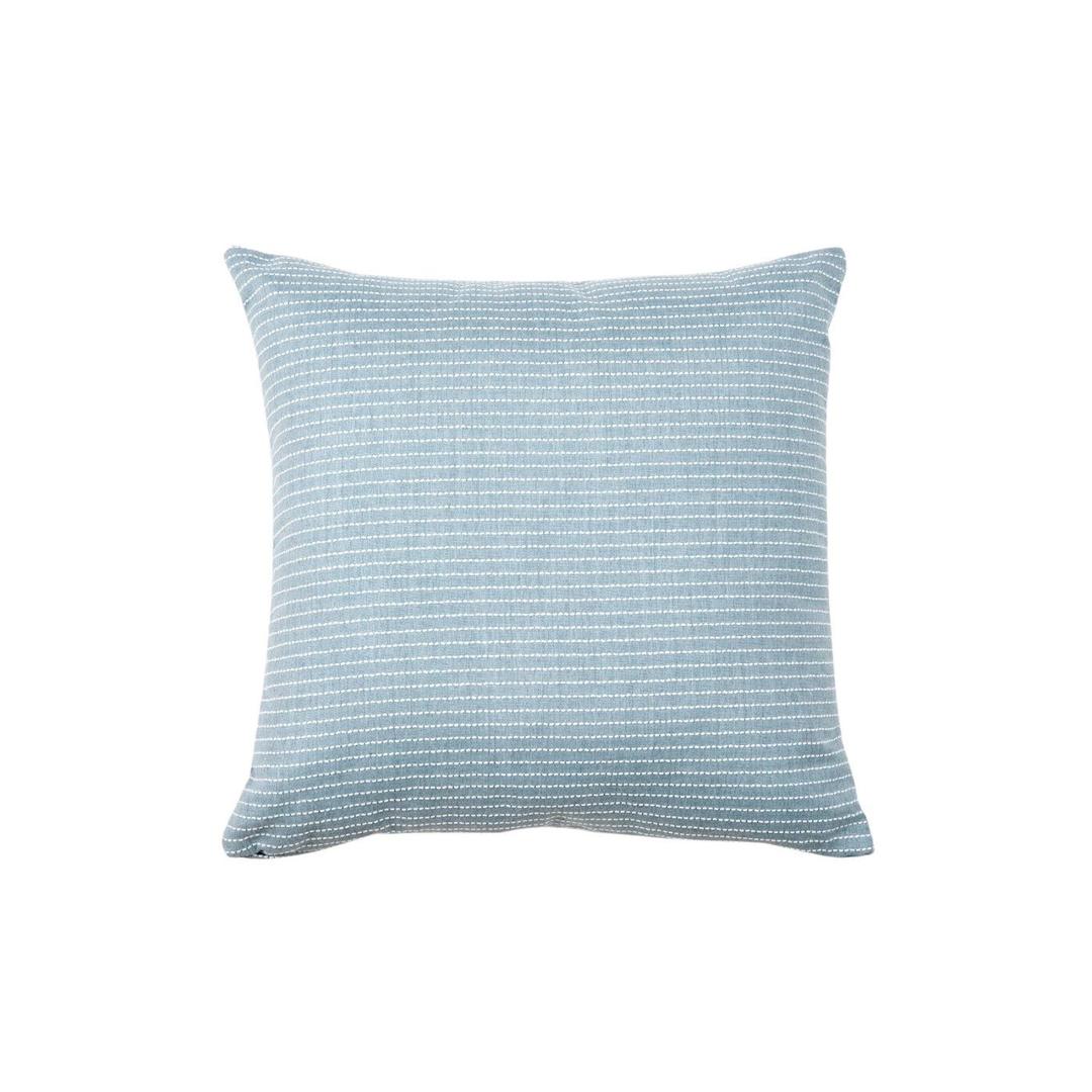 Classic Cushions 20" x 20" Trail Sky Blue Sunbrella Outdoor Pillow