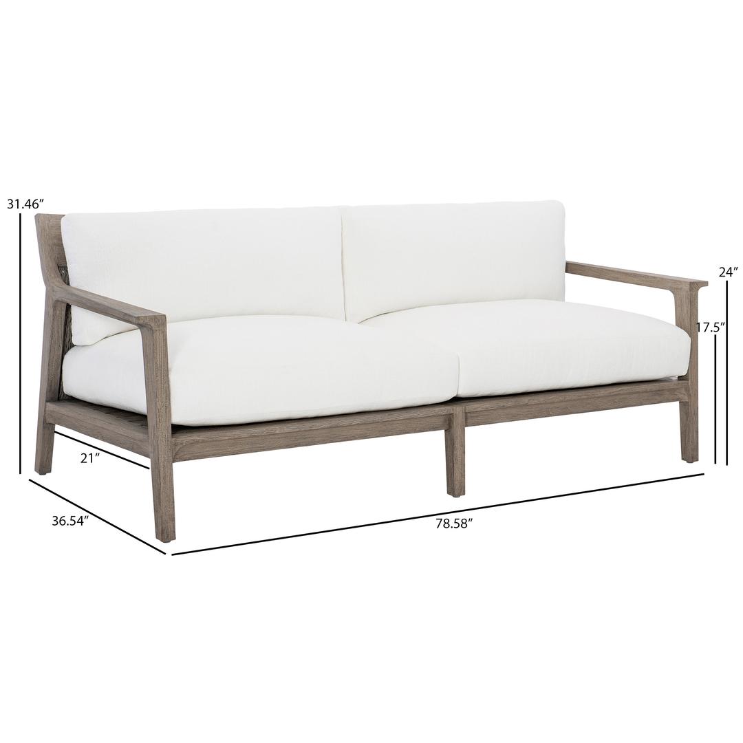 Bernhardt Exteriors Ibiza Teak Sofa - Dimension Bernhardt Exteriors Ibiza Teak Sofa - Dimension