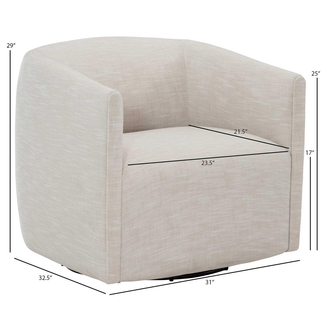 Bernhardt Exteriors Ravello Upholstered Swivel Lounge Chair - Dimension Bernhardt Exteriors Ravello Upholstered Swivel Lounge Chair - Dimension