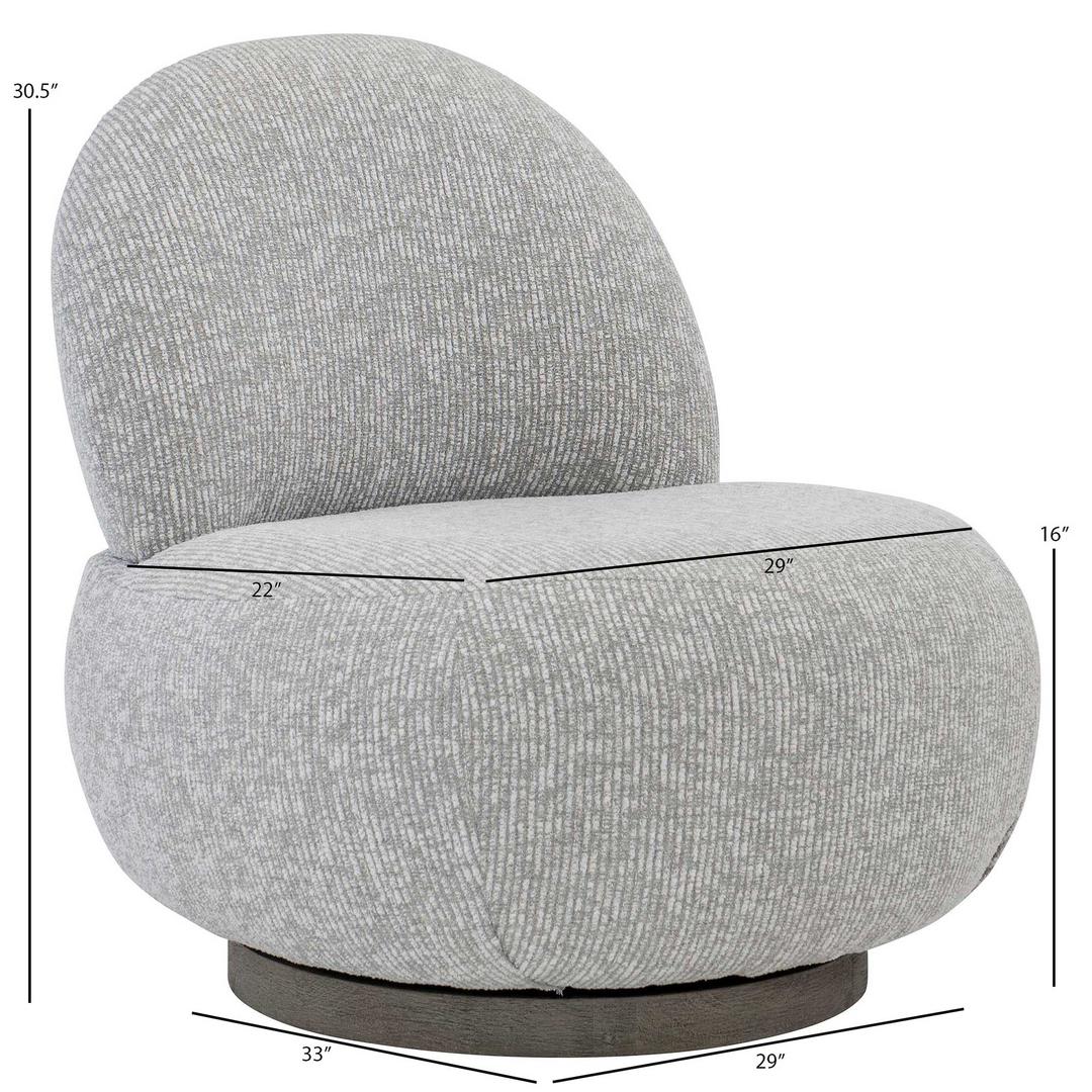 Bernhardt Exteriors Caicos Upholstered Swivel Lounge Chair - Dimension Bernhardt Exteriors Caicos Upholstered Swivel Lounge Chair - Dimension