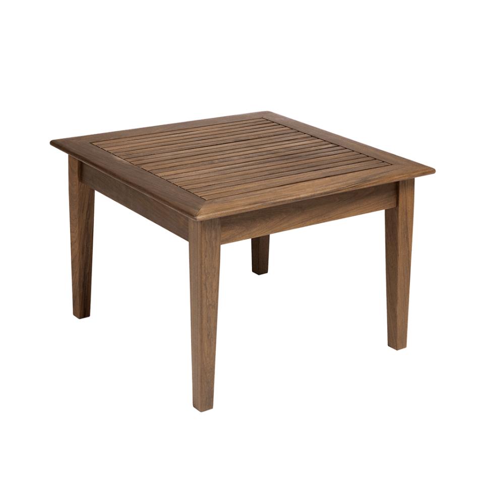 Jensen Outdoor Opal 24" Ipe Wood Square Side Table