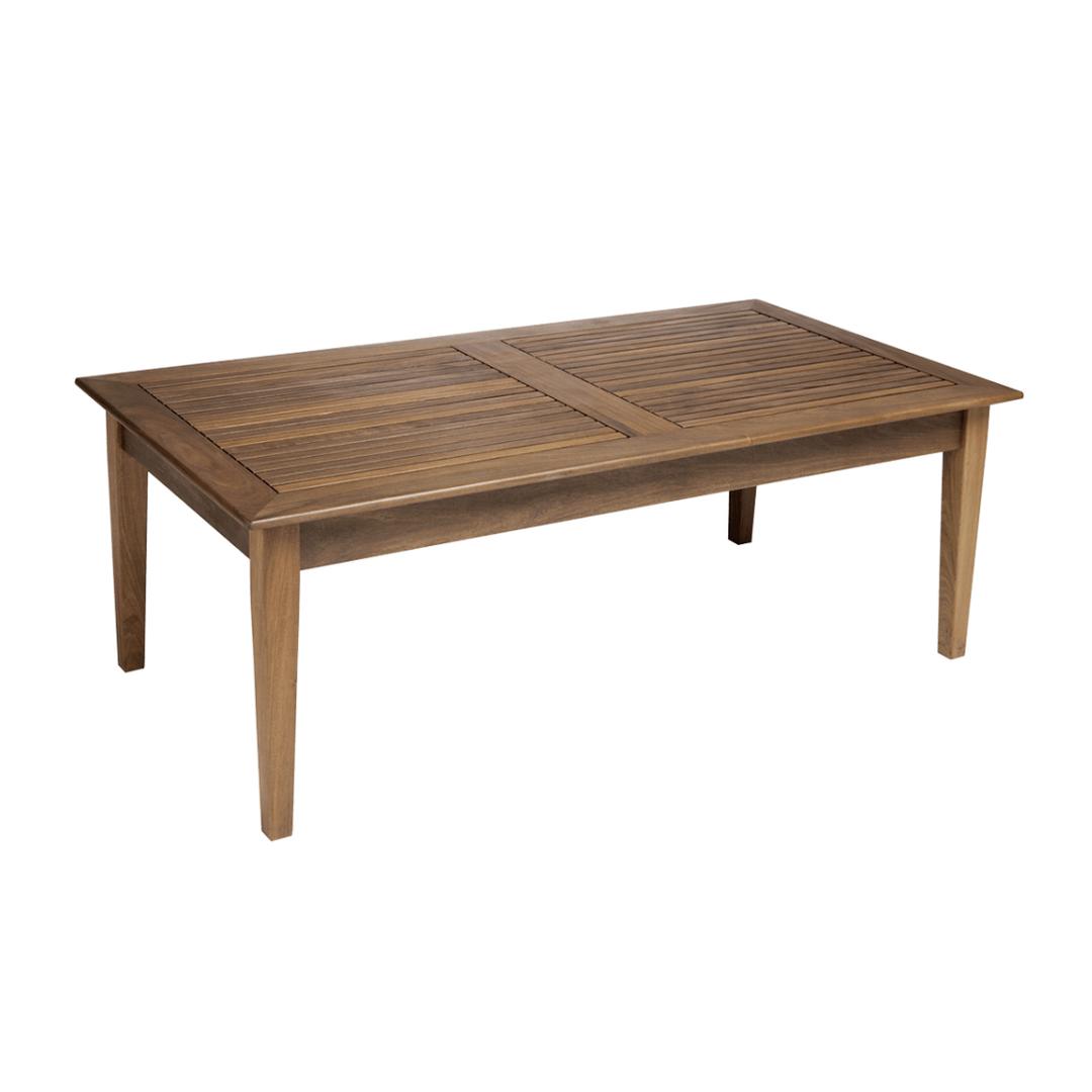 Jensen Outdoor Opal 47" Ipe Wood Rectangular Coffee Table