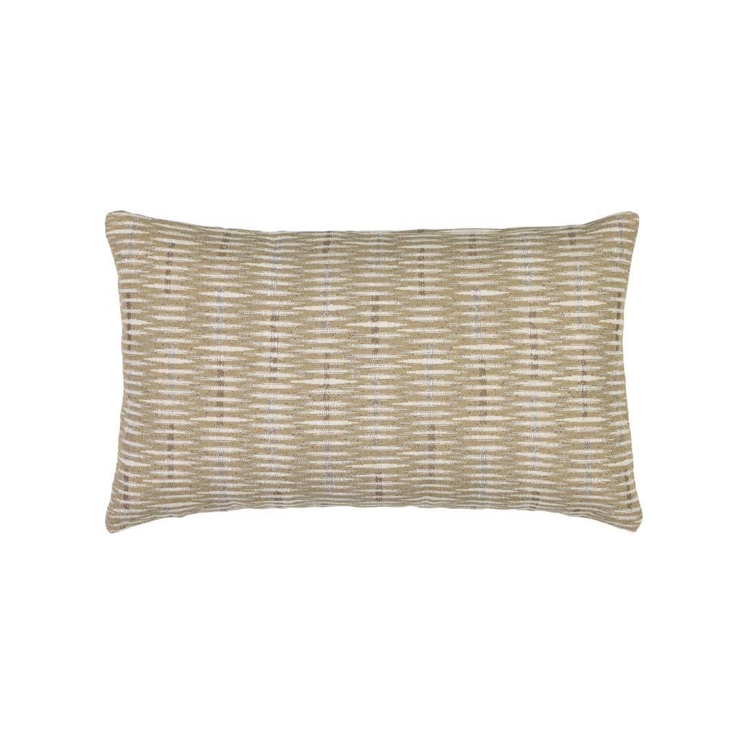 Elaine Smith 20" x 12" Intertwine Sand Sunbrella Outdoor Pillow