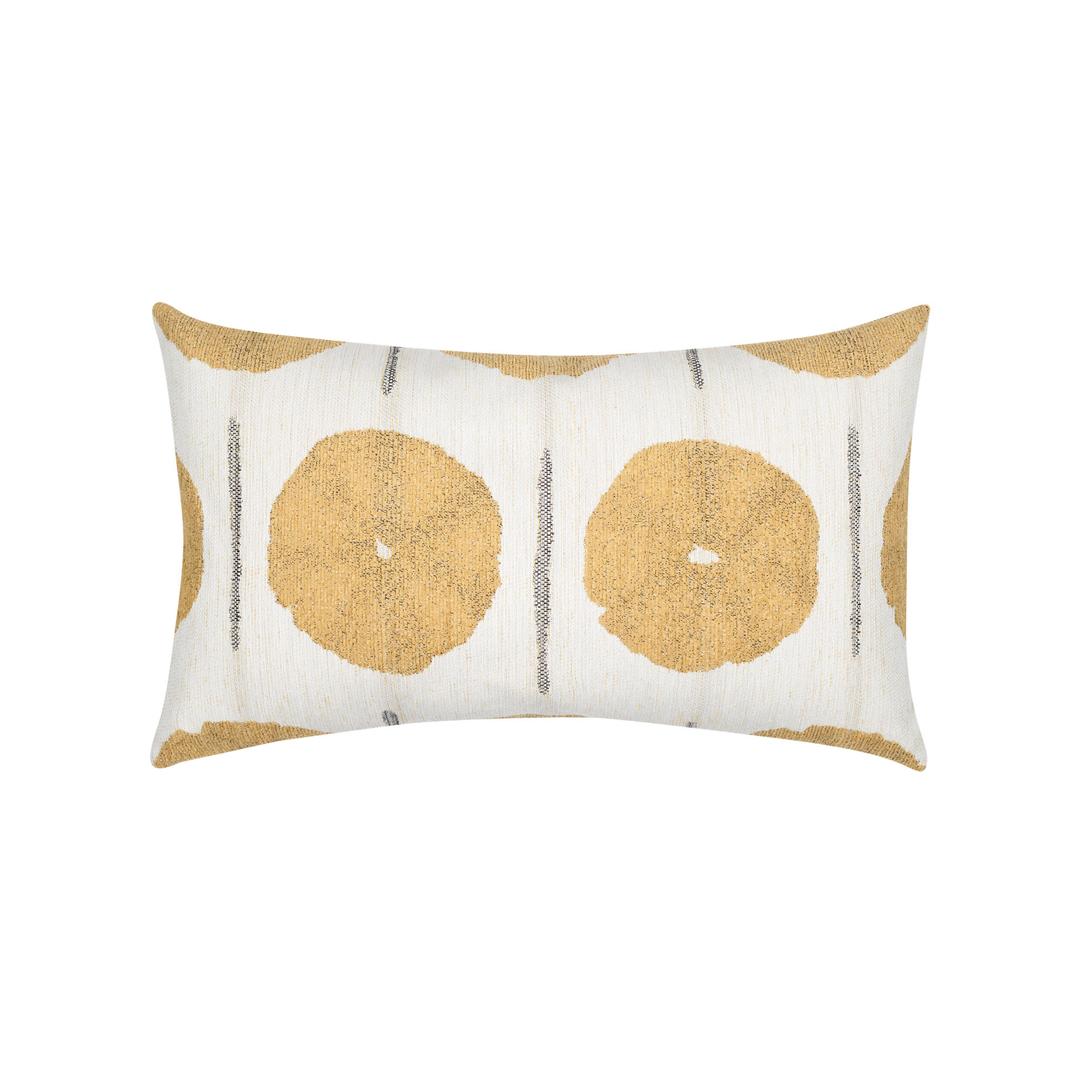 Elaine Smith 20" x 12" Solstice Gold Sunbrella Outdoor Pillow