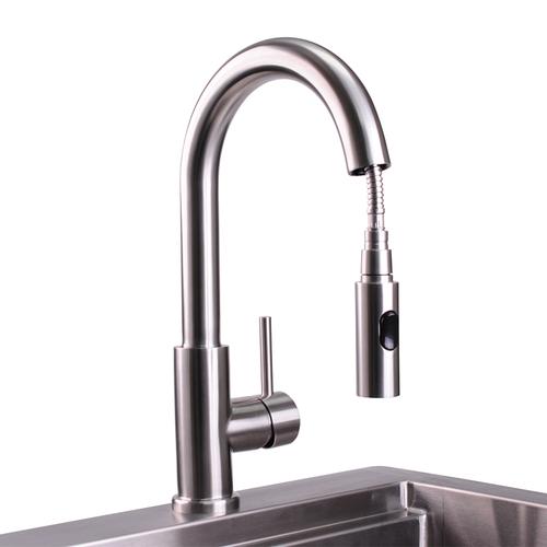 Lynx Grills Professional Stainless Steel Pull Down Gooseneck Outdoor Faucet