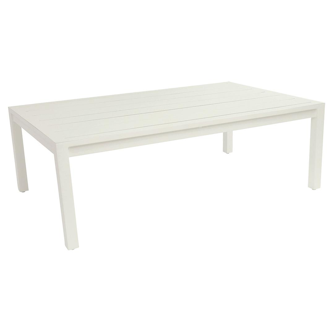 Kingsley Bate Catherine 47" Aluminum Rectangular Coffee Table