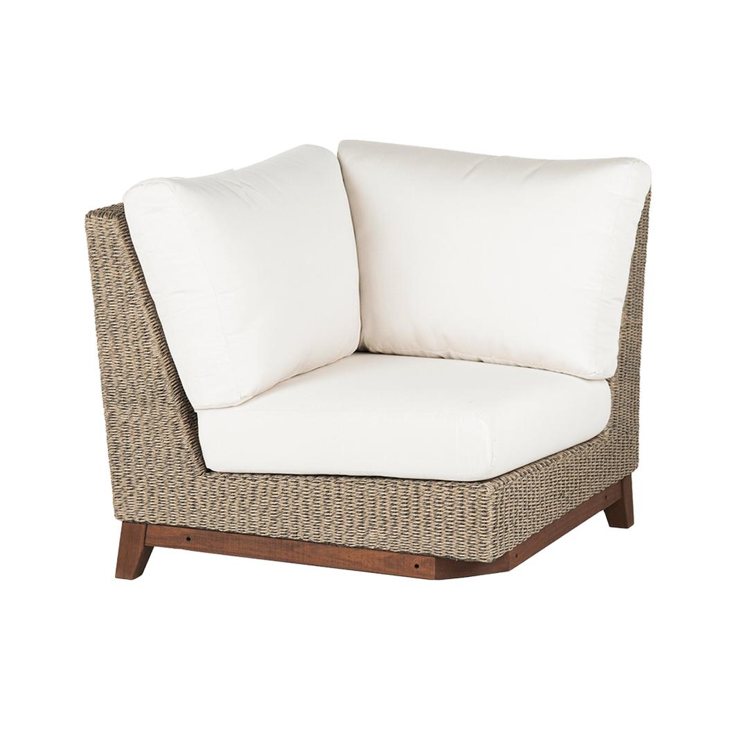 Jensen Outdoor Coral Woven Corner Outdoor Sectional Unit - Natural