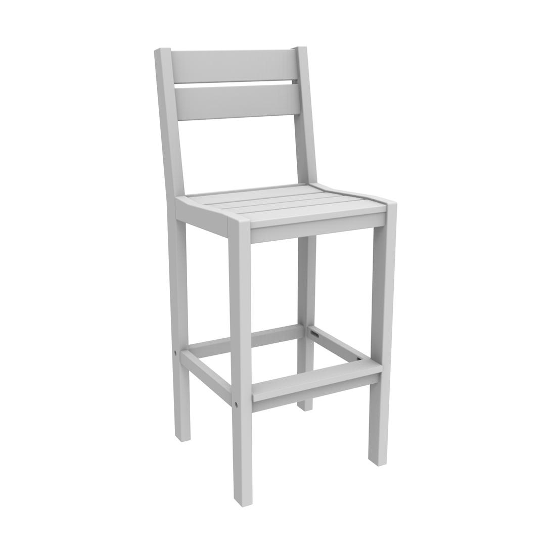 Seaside Casual Coastline Café Recycled Polymer Bar Side Chair