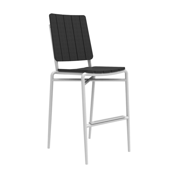 Seaside Casual HIP Aluminum Stackable Bar Side Chair - Set of 2