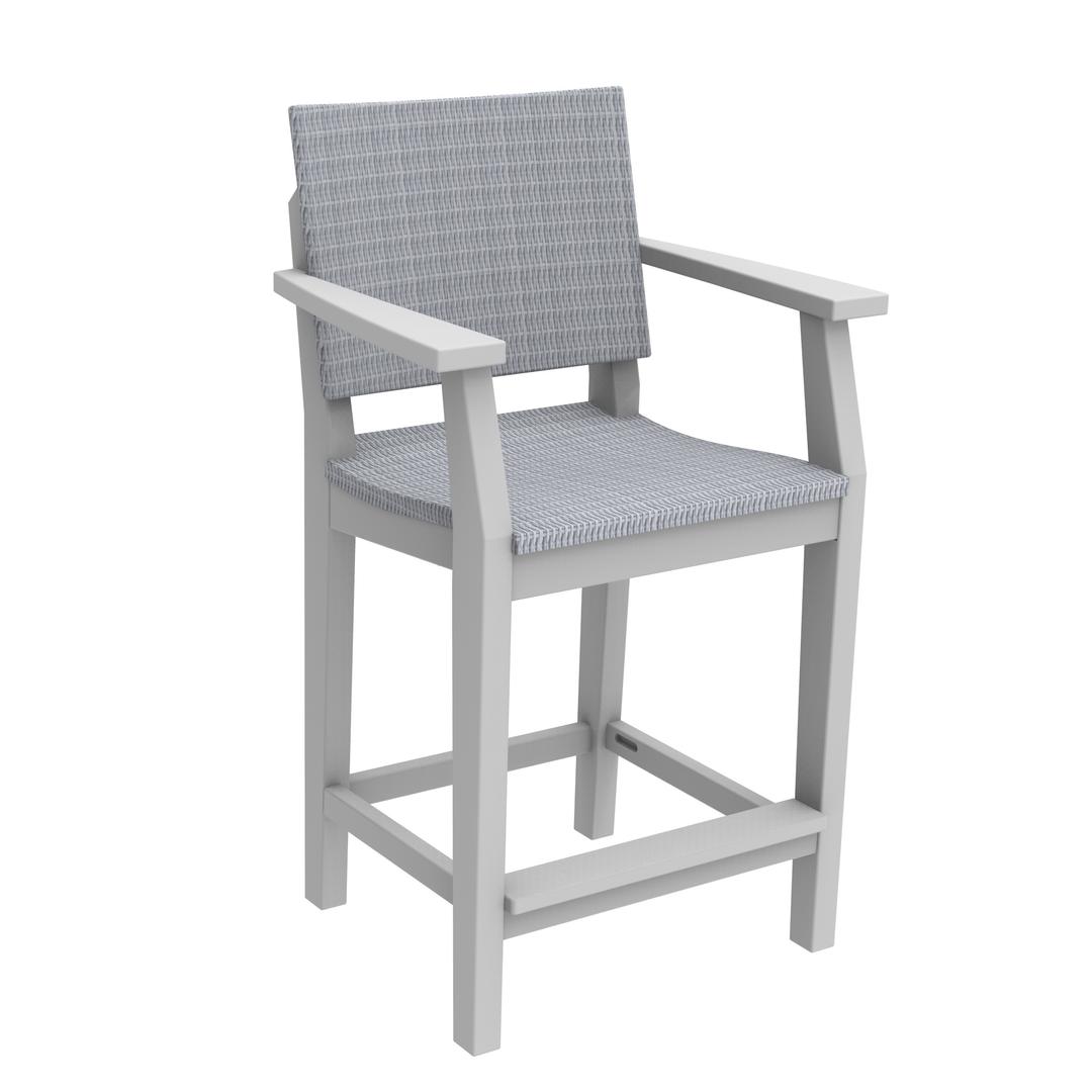 Seaside Casual MAD Recycled Polymer Woven Balcony Armchair