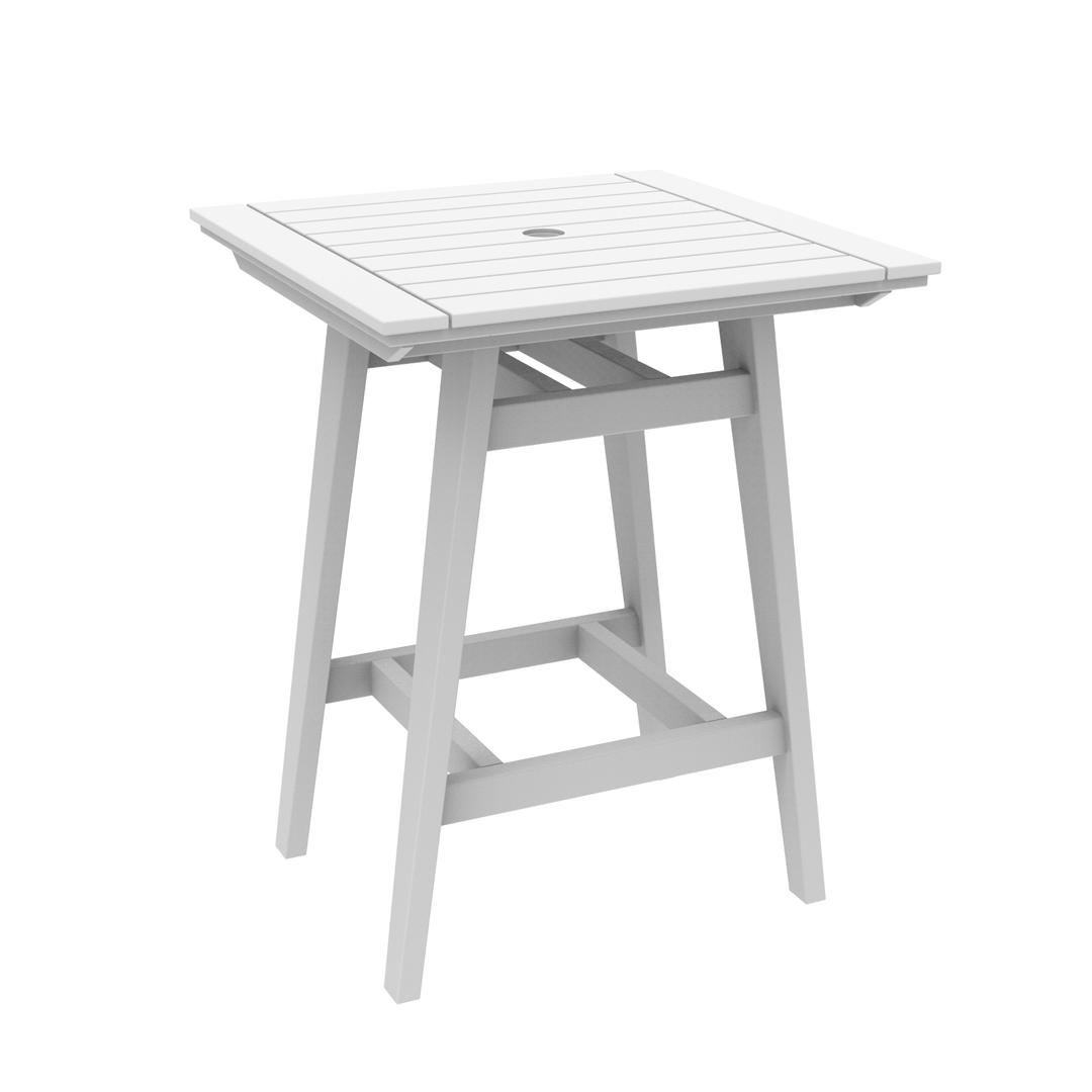Seaside Casual MAD 33" Recycled Polymer Square Bar Table