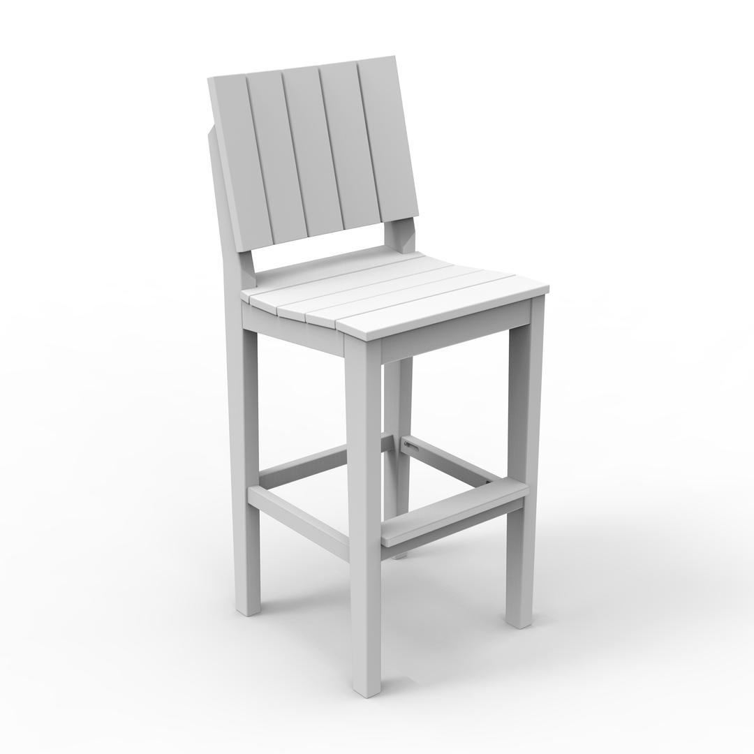 Seaside Casual MAD Recycled Polymer Bar Side Chair