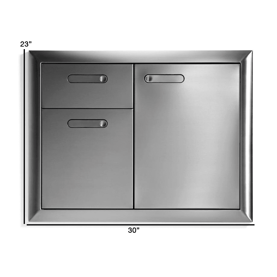 Lynx Grills Ventana Access 30" Door and Double Drawer Combination - Dimensions Lynx Grills Ventana Access 30" Door and Double Drawer Combination - Dimensions