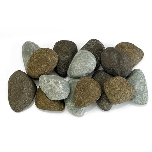 American Fire Glass 3" Lite Stones - Pack of 15