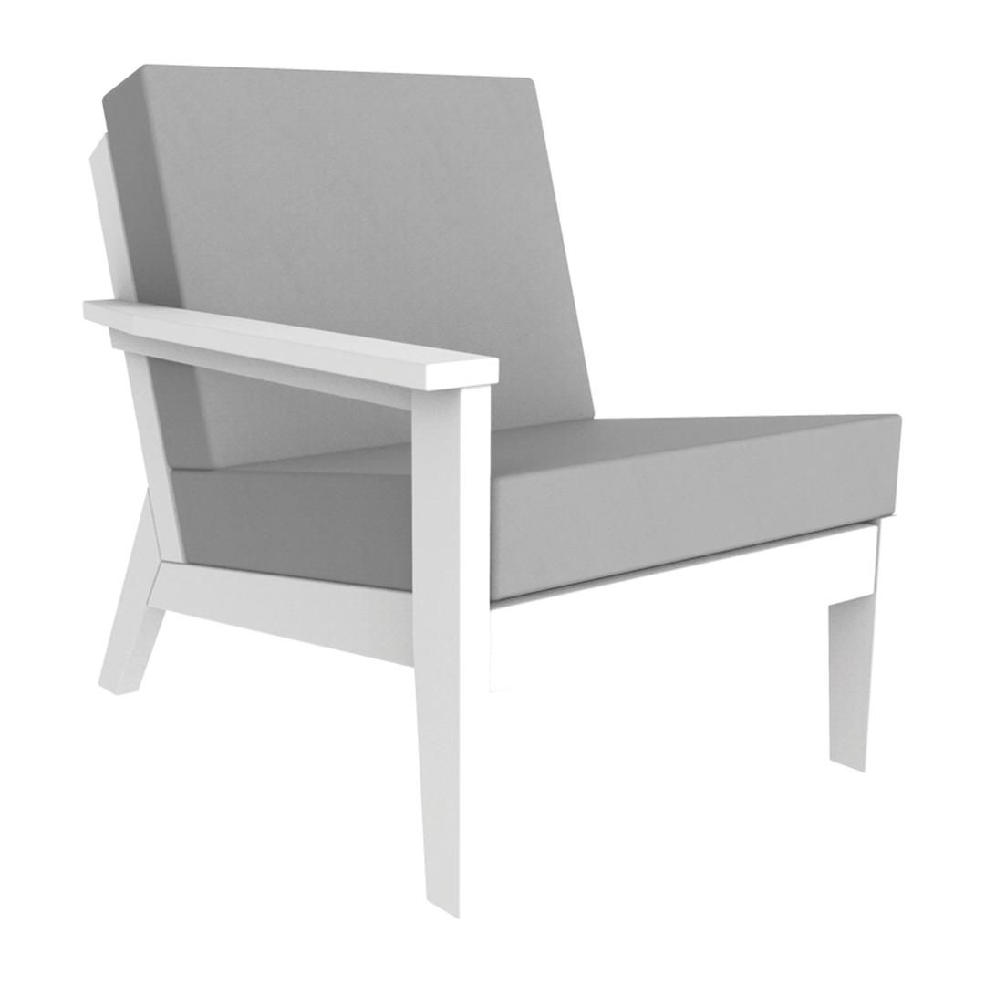 Seaside Casual DEX Recycled Polymer Left Arm Outdoor Sectional Unit