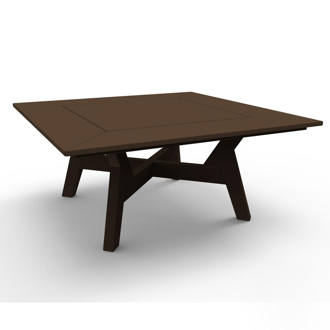 Seaside Casual DEX 36" Recycled Polymer Square Chat Table