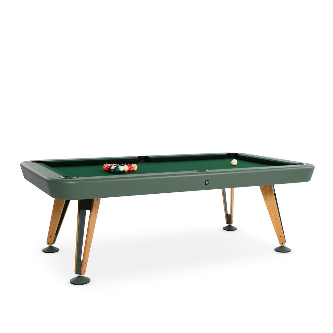 RS Barcelona Diagonal 6' Green Indoor Billiard Table