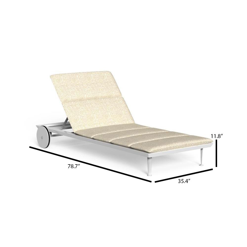 Talenti Cruise Alu Stackable Aluminum Sunbed - Dimension Talenti Cruise Alu Stackable Aluminum Sunbed - Dimension