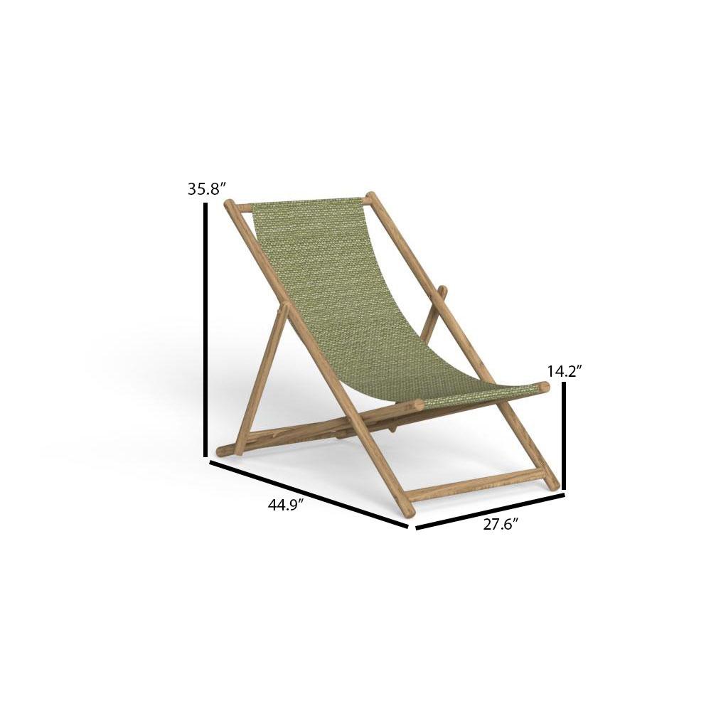 Talenti Dolcevita Folding Sling Deck Chair - Dimension Talenti Dolcevita Folding Sling Deck Chair - Dimension