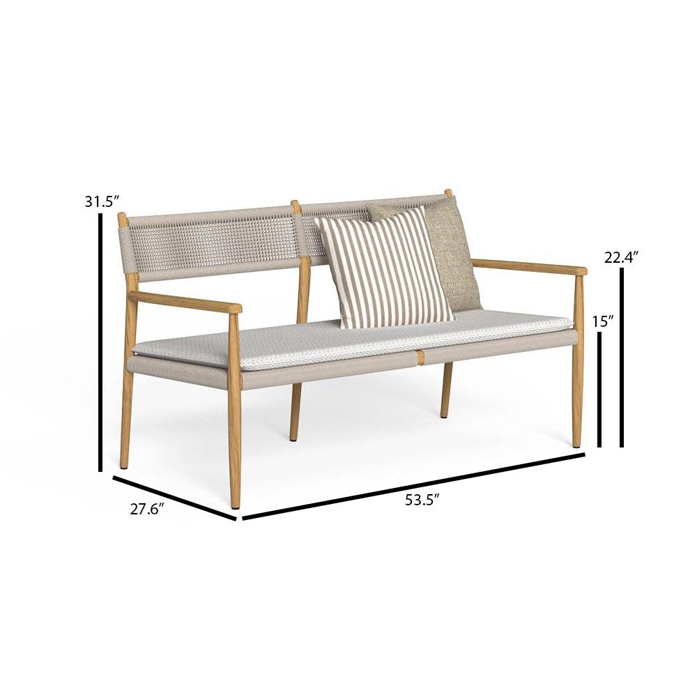 Talenti Dolcevita Woven Loveseat - Dimension Talenti Dolcevita Woven Loveseat - Dimension