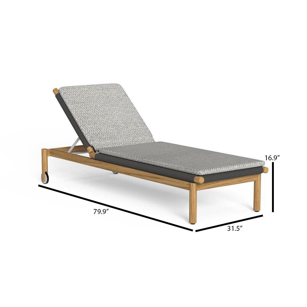 Talenti Dolcevita Stackable Woven Sunbed - Dimension Talenti Dolcevita Stackable Woven Sunbed - Dimension