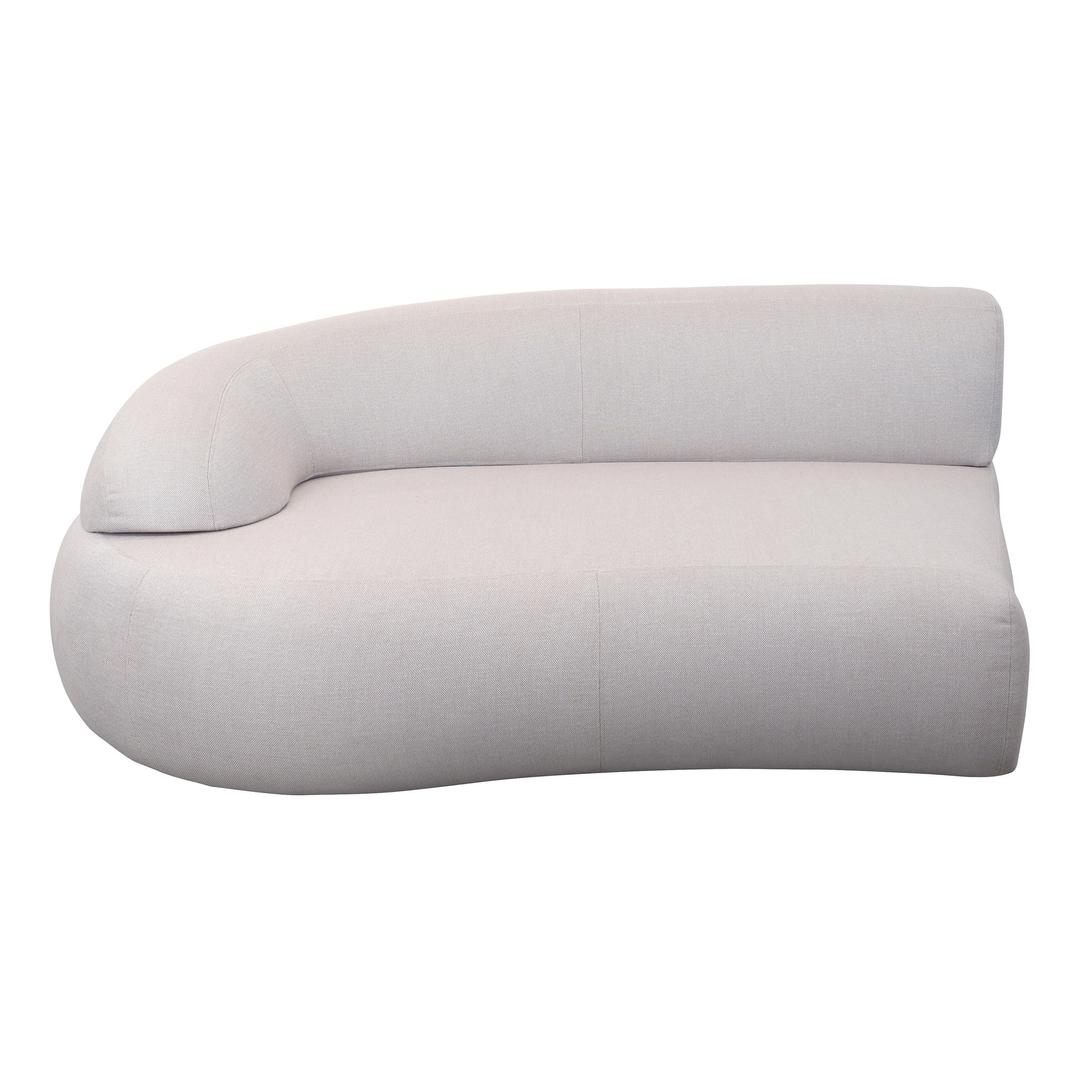 Cane-line Mellow Upholstered Left Arm Facing Long Backrest Outdoor Sectional Unit