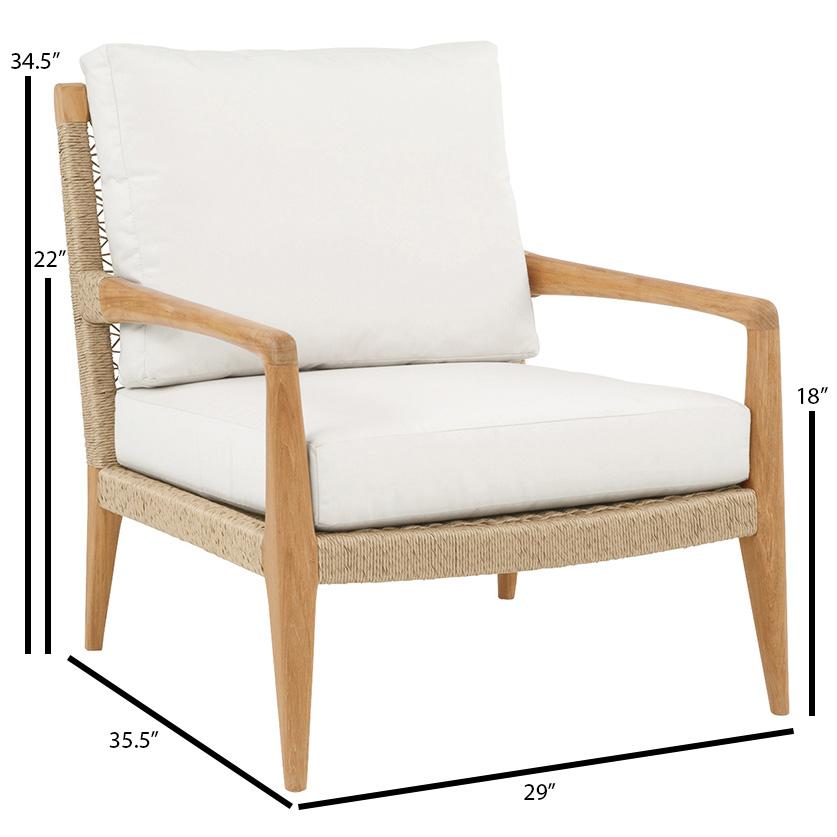 Kingsley Bate Barcelona Woven Deep Seating Lounge Chair - dims Kingsley Bate Barcelona Woven Deep Seating Lounge Chair - dims