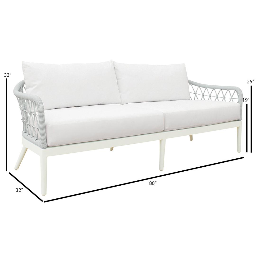 Kingsley Bate Nevis Rope Sofa - dims Kingsley Bate Nevis Rope Sofa - dims