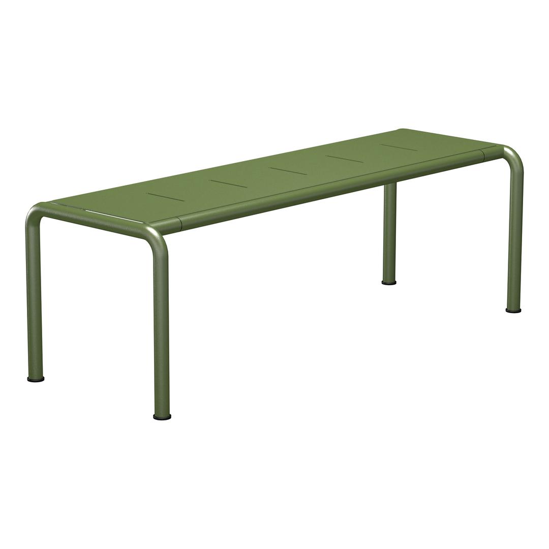 Houe Avanti 51" Backless Aluminum Dining Bench