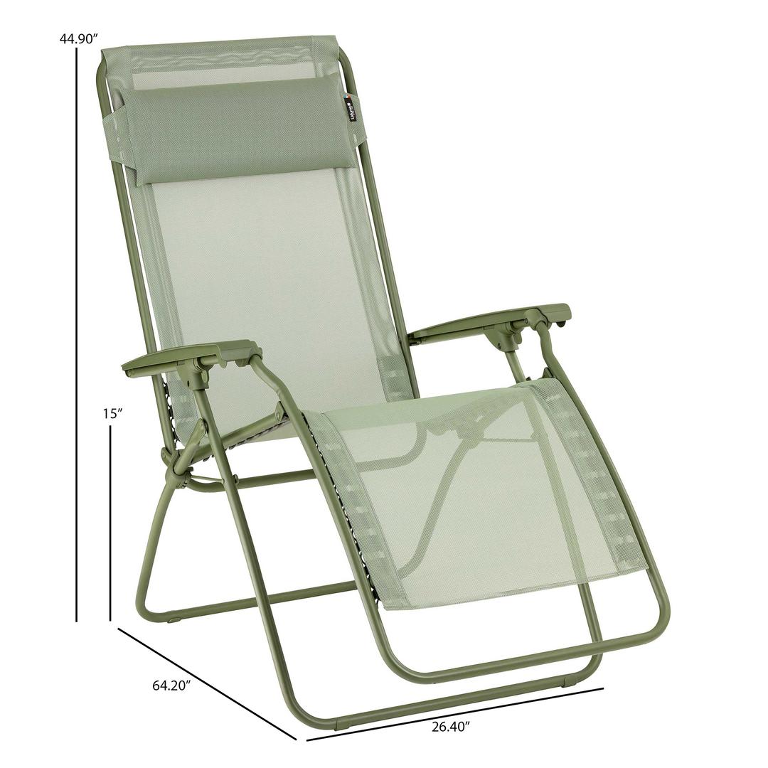 Lafuma Mobilier R-Clip Colorblock Zero Gravity Reclining Steel Armchair - Dimension Lafuma Mobilier R-Clip Colorblock Zero Gravity Reclining Steel Armchair - Dimension