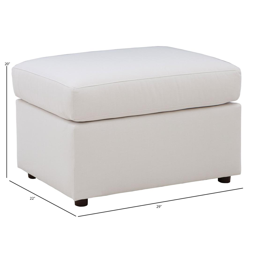 Lane Venture Fielding Upholstered Ottoman - Dimension Lane Venture Fielding Upholstered Ottoman - Dimension