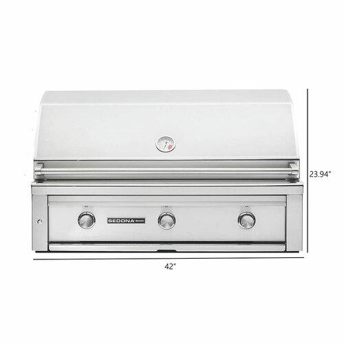 Lynx Grills Sedona 42" 7-Piece Outdoor Kitchen Set - Dimensions Lynx Grills Sedona 42" 7-Piece Outdoor Kitchen Set - Dimensions