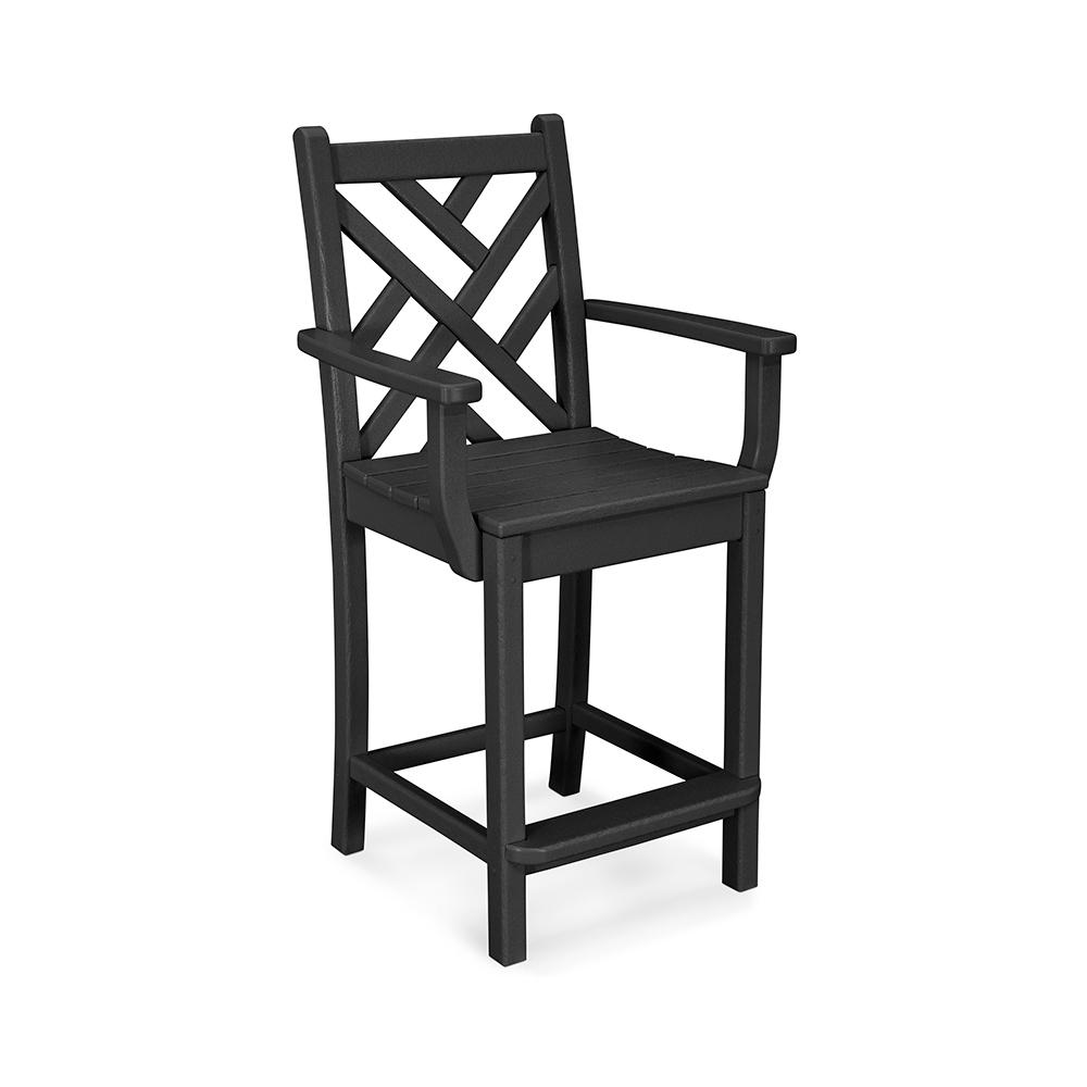 Polywood Chippendale Counter Armchair