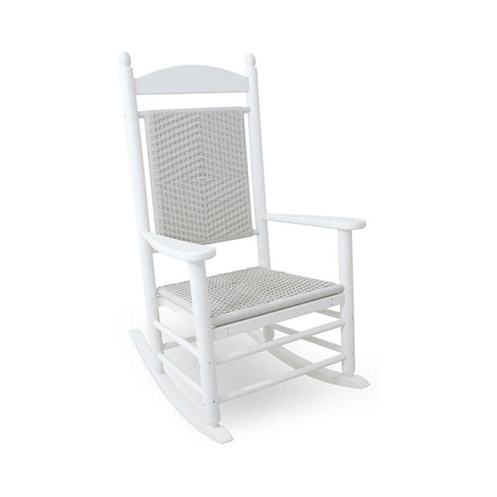 Polywood Jefferson Woven Rocking Chair