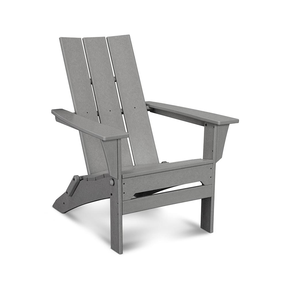 Polywood Modern Trio Folding Adirondack Chair