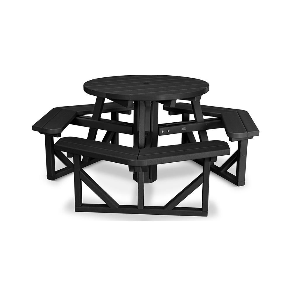 Polywood Park 36" Round Picnic Table