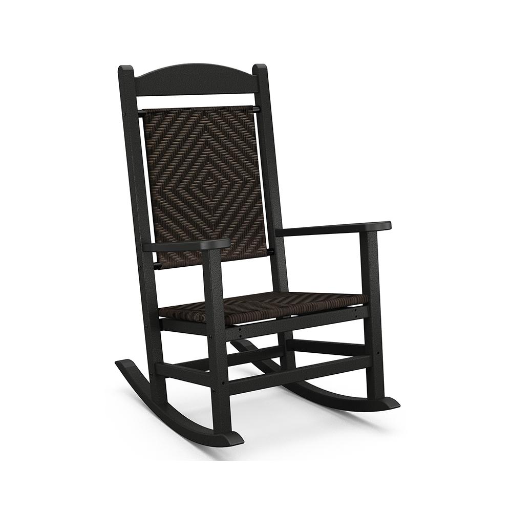 Polywood Presidential Woven Rocking Chair